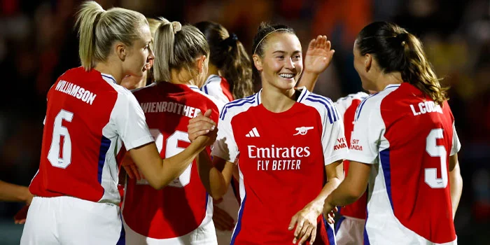 Kualifikasi Liga Champions Perempuan: Arsenal 6-0 Rangers